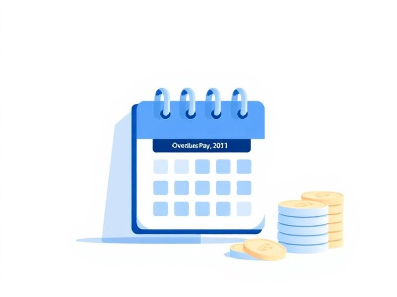 Ilustração de calendário com parcelas em atraso
